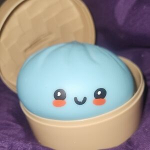 Cute Blue Dumpling Squishy Toy